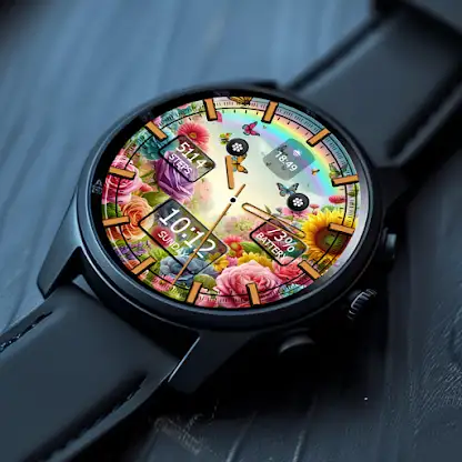 Key WF36 Colorful Flower Art screenshot 3