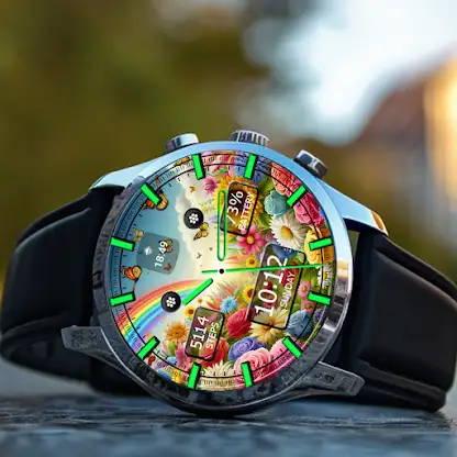 Key WF36 Colorful Flower Art screenshot 5