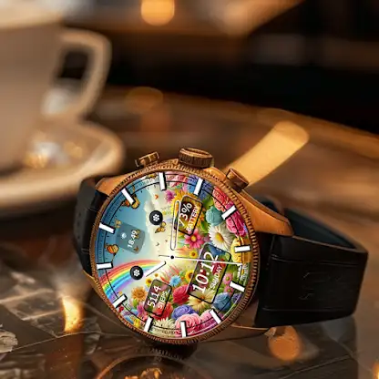 Key WF36 Colorful Flower Art screenshot 4
