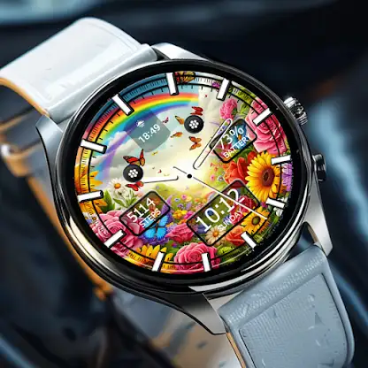 Key WF36 Colorful Flower Art screenshot 7