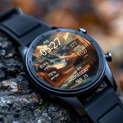 Key WF42 Mountain Watch Face screenshot 1