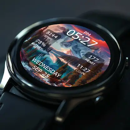 Key WF42 Mountain Watch Face screenshot 6