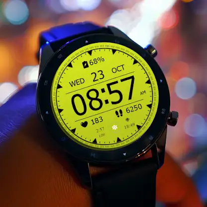 Key WF51 Digital Watch Face screenshot 2