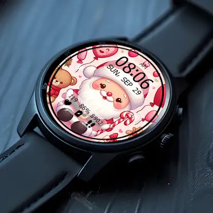 KeyWF52 Santa Claus Watch Face screenshot 3