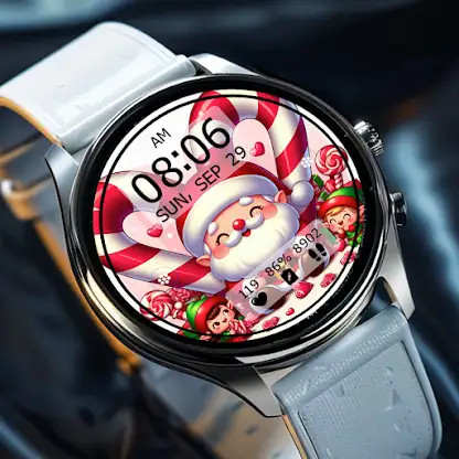 KeyWF52 Santa Claus Watch Face screenshot 7