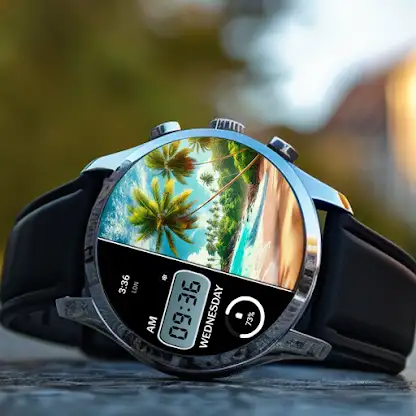 Key WF66 Beautiful Beach Watch screenshot 5