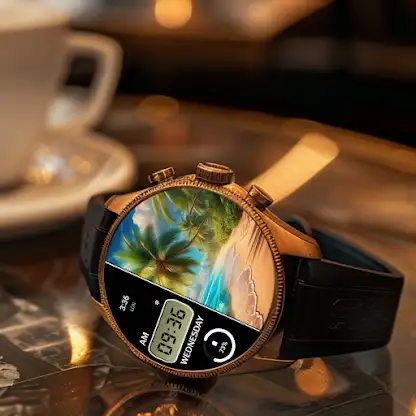 Key WF66 Beautiful Beach Watch screenshot 4