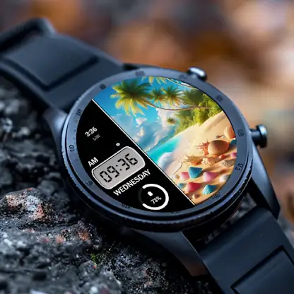 Key WF66 Beautiful Beach Watch screenshot 1