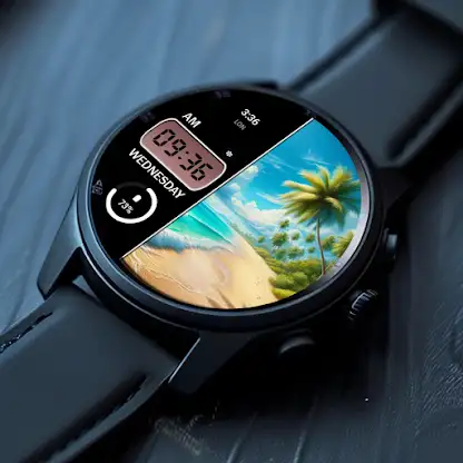Key WF66 Beautiful Beach Watch screenshot 3