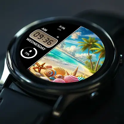 Key WF66 Beautiful Beach Watch screenshot 6