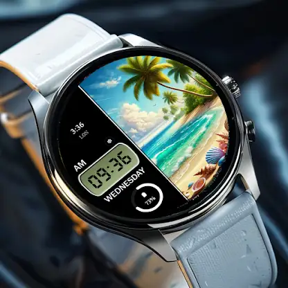 Key WF66 Beautiful Beach Watch screenshot 7