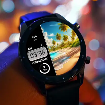 Key WF66 Beautiful Beach Watch screenshot 2