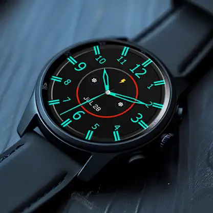 Key WF87 Black Watch Face screenshot 4