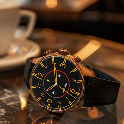 Key WF87 Black Watch Face screenshot 2
