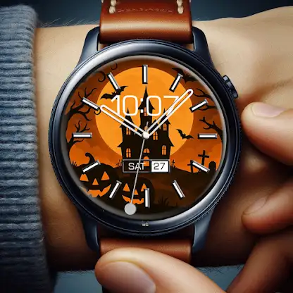 Key WF93 Halloween Watch Face screenshot 2