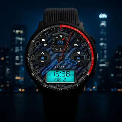 Hybrid Nezerpen Watch Face screenshot 7