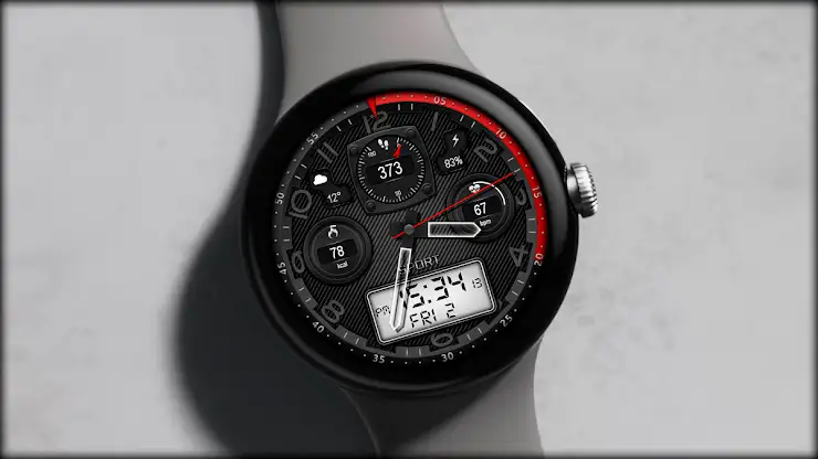 Hybrid Nezerpen Watch Face screenshot 1