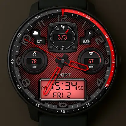 Hybrid Nezerpen Watch Face screenshot 2