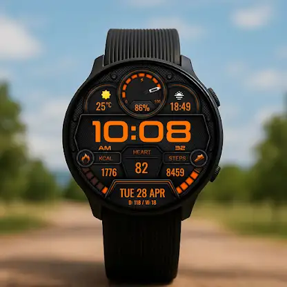 Digital Rangor watch face screenshot 4