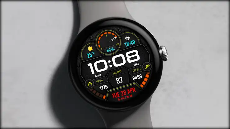 Digital Rangor watch face screenshot 1