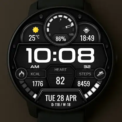 Digital Rangor watch face screenshot 2