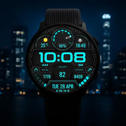 Digital Rangor watch face screenshot 7