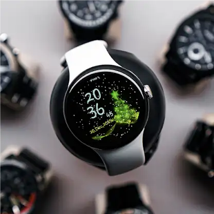 Xmas snow Animated watch face screenshot 1