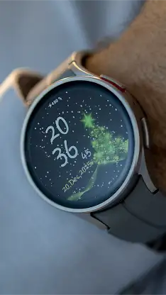 Xmas snow Animated watch face screenshot 7