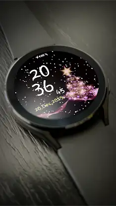 Xmas snow Animated watch face screenshot 4