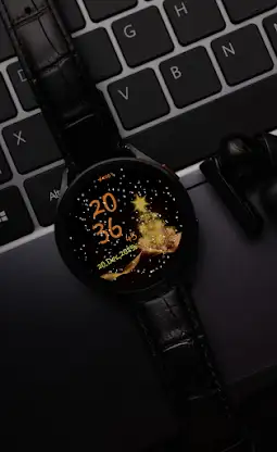 Xmas snow Animated watch face screenshot 5