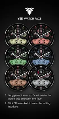LCD Techno: Watch Face screenshot 2