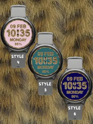 Leopard Women Watch Face screenshot 2