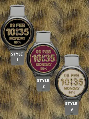 Leopard Women Watch Face screenshot 1