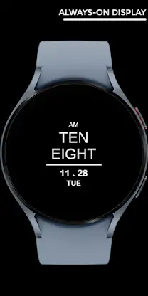 Letter Night - watch face screenshot 3