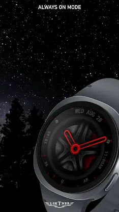 Car Alloy Wheel Watch Face 073 screenshot 5