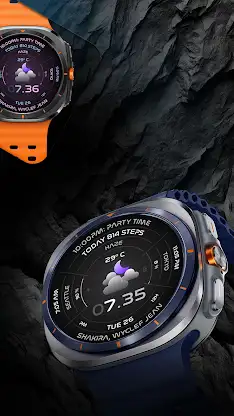 Haze Futuristic Watch Face 157 screenshot 4