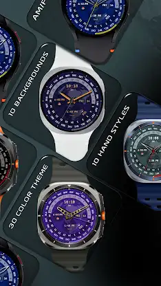 Global Time Watch Face 181 screenshot 4