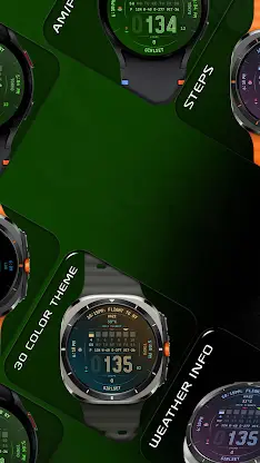 Week Track Watch Face 187 screenshot 4