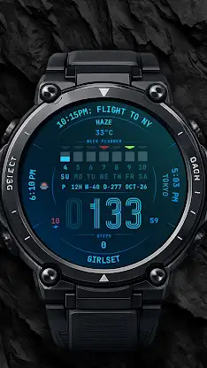 Week Track Watch Face 187 screenshot 1