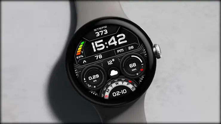 Digital Terkan Watch Face screenshot 1