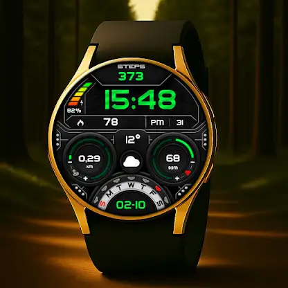 Digital Terkan Watch Face screenshot 5