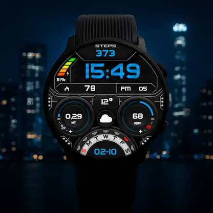Digital Terkan Watch Face screenshot 7
