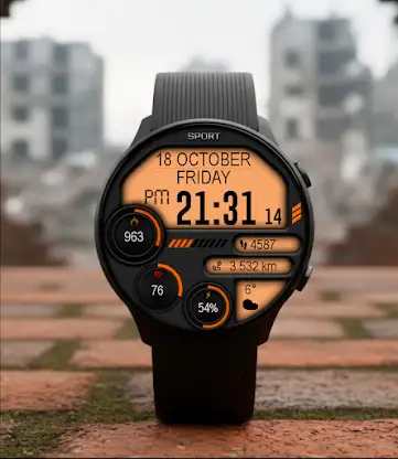 Digital Savogi Watch Face screenshot 3
