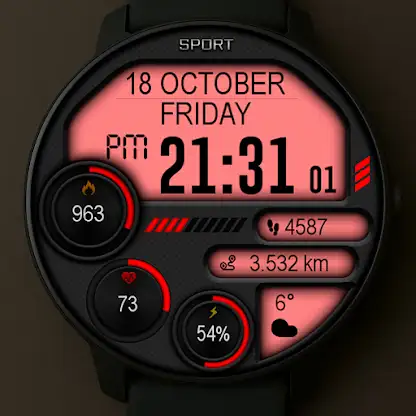 Digital Savogi Watch Face screenshot 2