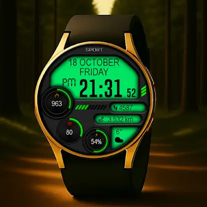 Digital Savogi Watch Face screenshot 5