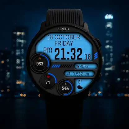 Digital Savogi Watch Face screenshot 7