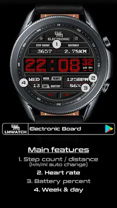 LMwatch electronic board screenshot 2