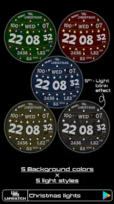 LMwatch christmas lights screenshot 4