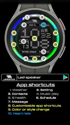 LMwatch led speaker screenshot 3