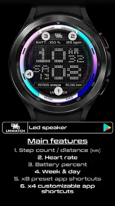 LMwatch led speaker screenshot 2
